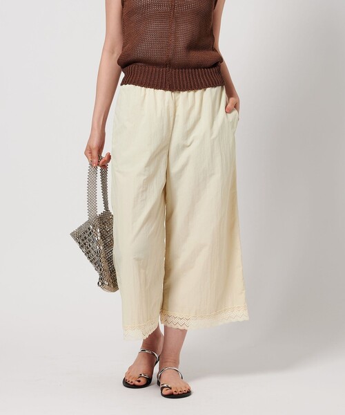 新品未使用　BEAUTY&YOUTH レースパンツ BEAUTY＆YOUTH UNITED ARROWS パンツ 「WEB限定」裾レース