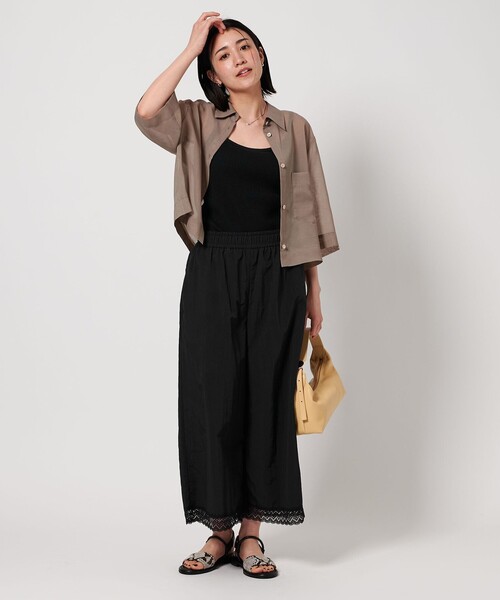 新品未使用　BEAUTY&YOUTH レースパンツ サイドレース パンツ ーウォッシャブル―