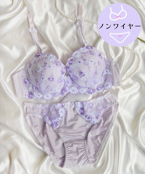 Sanei ブラジャー ショーツセット 「ノンワイヤー」人気定番商品