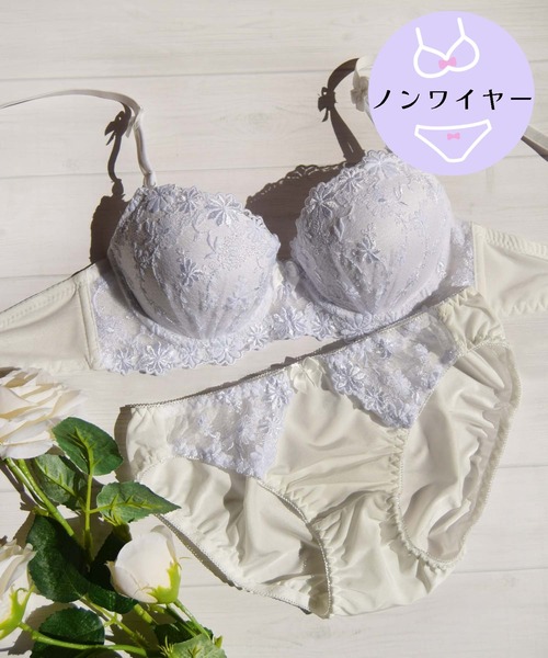 Sanei ブラジャー ショーツセット 「ノンワイヤー」人気定番商品