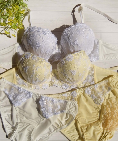 senano LINGERIE ブラショーツセット ブラジャー ショーツセット 「全9デザインから選べる！」ぷるるん谷間