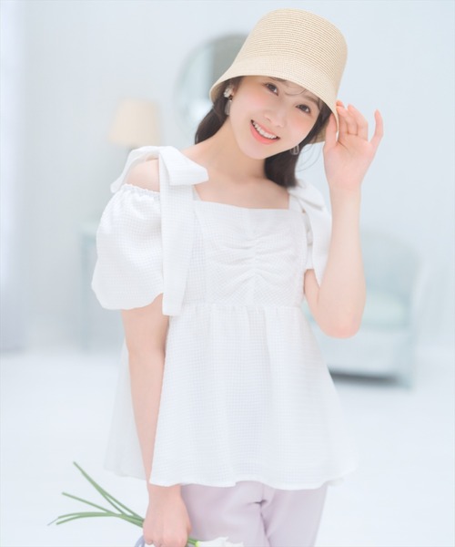 WILLSELECTION（ウィルセレクション） ブラウス シャツ 2WAYペプラム