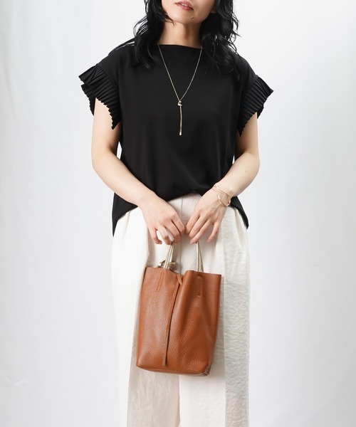 LADY LUCK LUCA tシャツ LC/LLL プリーツテープ袖プルオーバー