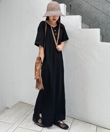 ワンピース 前後2wayヘンリーネックカットワンピース/接触冷感｜ZOZOTOWN Yahoo!店