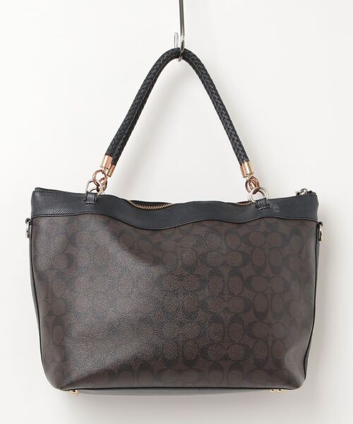 Coach ロゴ柄 トートバッグ ブラウン COACH 「COACH」 トートバッグ - ブラウン レディース