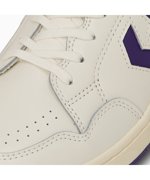 CONVERSE」 ローカットスニーカー 27.5cm ホワイト×パープル