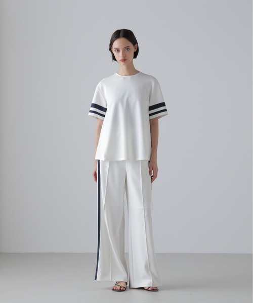 tシャツ マットストレッチダンボールカットソー レディース ADORE tシャツ マットストレッチダンボールカットソー