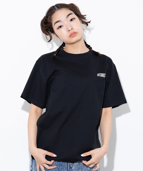 「X-girl」 半袖Tシャツ S ブラック レディース