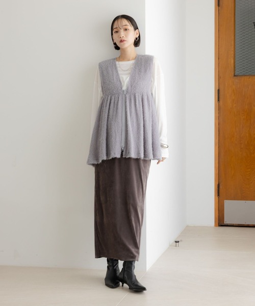 LOWRYSFARM（スカート） LOWRYS FARM（ローリーズファーム） スカート シワサテンスカート
