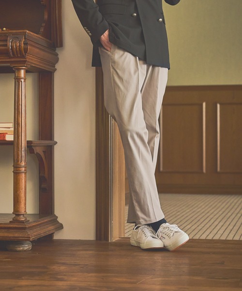 GLOBAL WORK（グローバルワーク） スラックス ストレッチピケパンツ