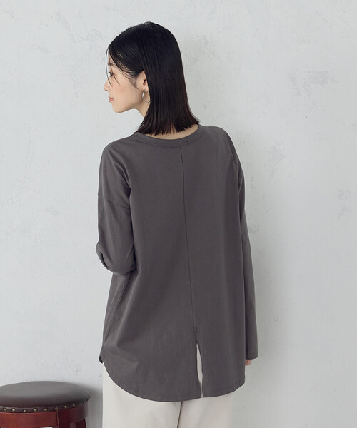 COMME CA ISM(コムサイズム) tシャツ 裾スリット ロングT COMME CA ISM(コムサイズム) tシャツ 裾スリット ロングT