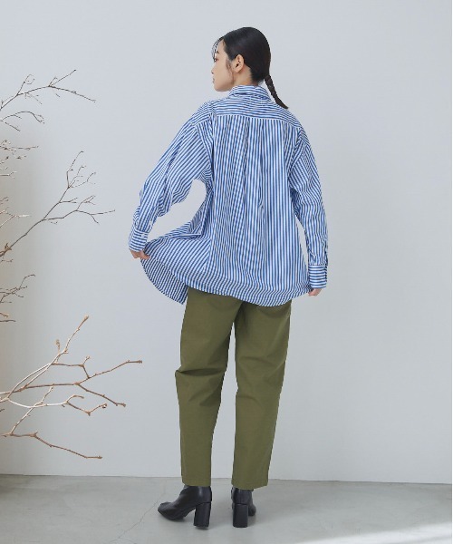 「feepur」 チノパンツ MEDIUM カーキ レディース