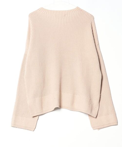 「Elizabeth and James」 長袖ニット S ベージュ レディース_画像2