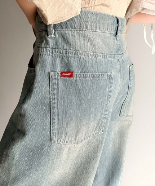 「classicalelf」 加工デニムパンツ MEDIUM ワンウォッシュ レディース
