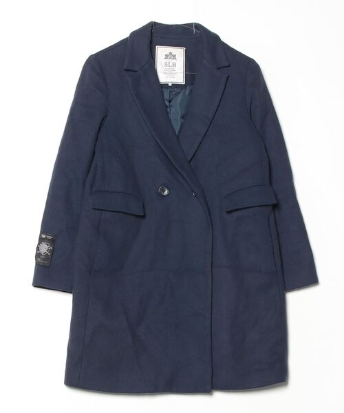 SLOBE IENA（スローブイエナ） チェスターコート 36 ネイビー