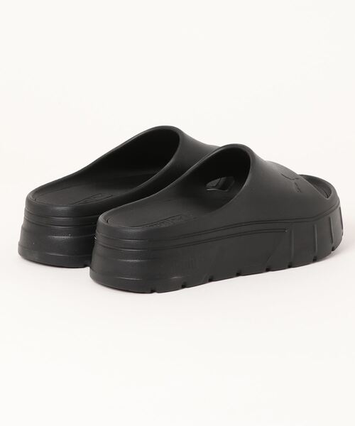 「PUMA」 フラットサンダル 24.0cm ブラック レディース_画像2