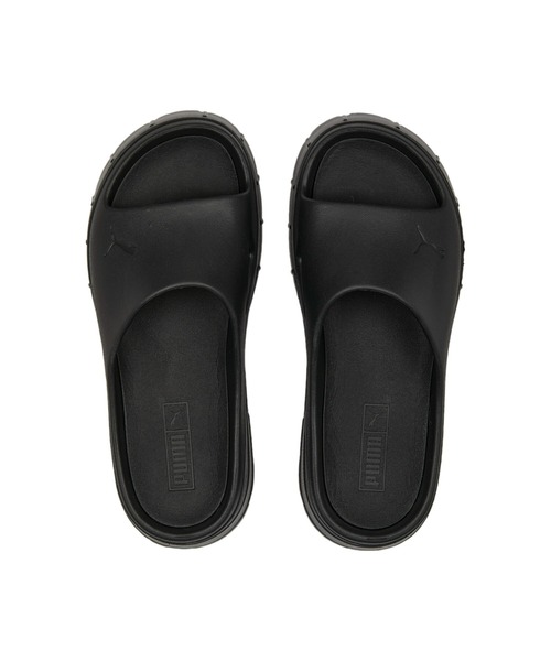 「PUMA」 フラットサンダル 24.0cm ブラック レディース_画像5