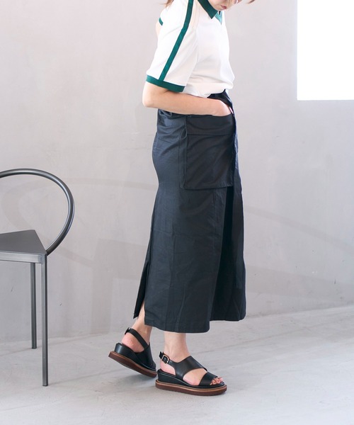 「ing」 フラットサンダル M アイボリー レディース_画像7