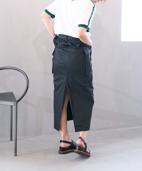 「ing」 フラットサンダル M アイボリー レディース_画像8