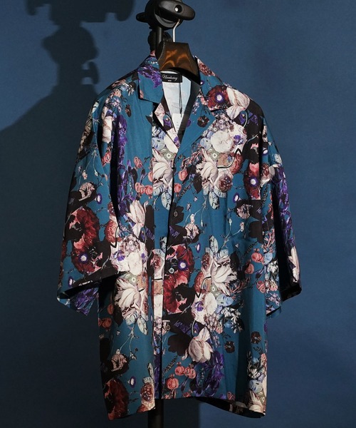 「unrelaxing」 半袖シャツ FREE グリーン メンズ_画像2