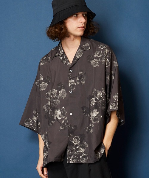 「unrelaxing」 半袖シャツ FREE グリーン メンズ_画像5