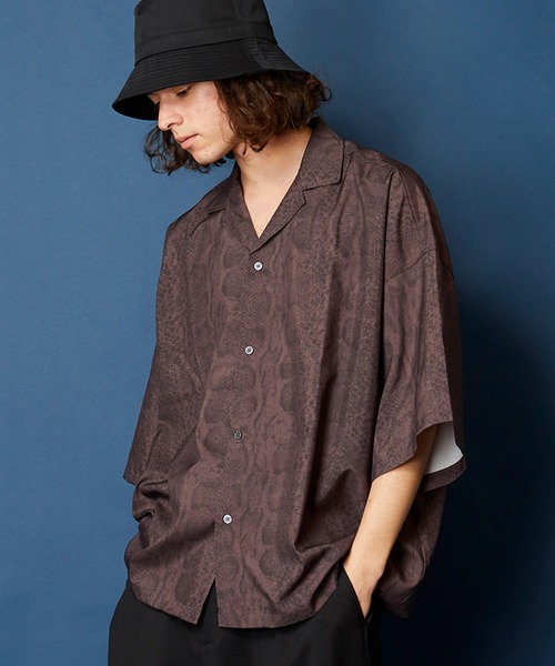 「unrelaxing」 半袖シャツ FREE グリーン メンズ_画像8