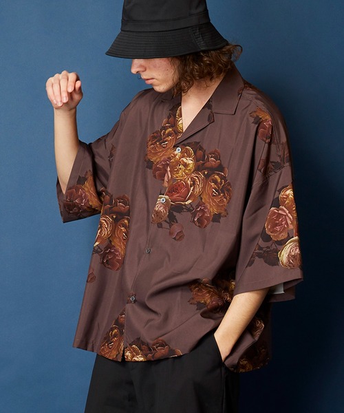 「unrelaxing」 半袖シャツ FREE グリーン メンズ_画像9