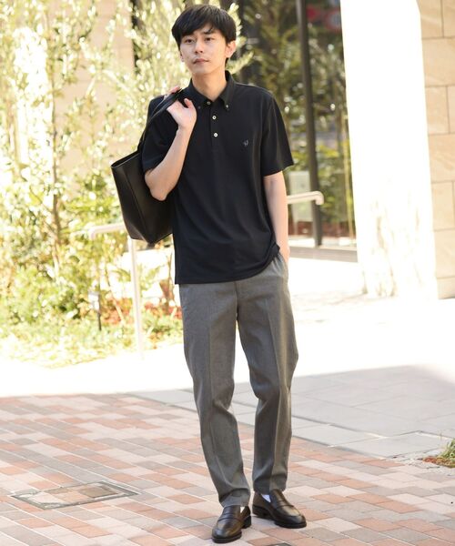 「SHIPS」 半袖ポロシャツ SMALL グレー メンズ_画像6