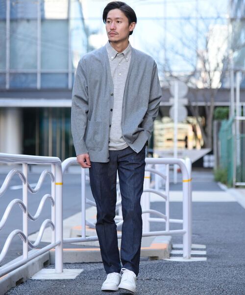 「SHIPS」 半袖ポロシャツ SMALL グレー メンズ_画像7