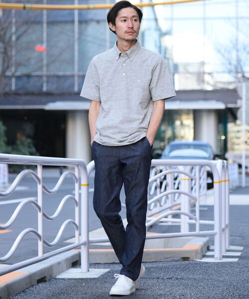 「SHIPS」 半袖ポロシャツ SMALL グレー メンズ_画像8