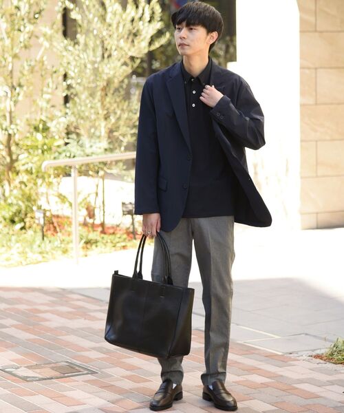 「SHIPS」 半袖ポロシャツ SMALL グレー メンズ_画像9