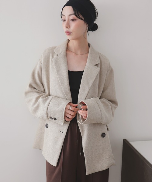 LIAN（リアン） ジャケット テーラードジャケット ツイードダブル