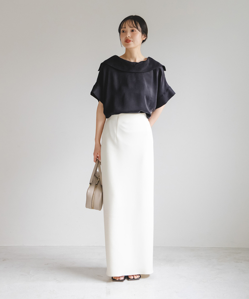 「NOBLE」 半袖シャツ FREE ベージュ レディース_画像5