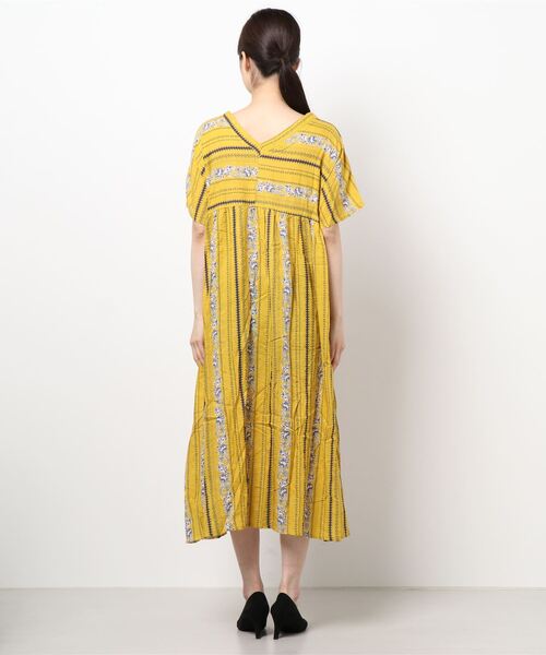 「FREE STYLISTS」 半袖ワンピース FREE ホワイト レディース_画像2