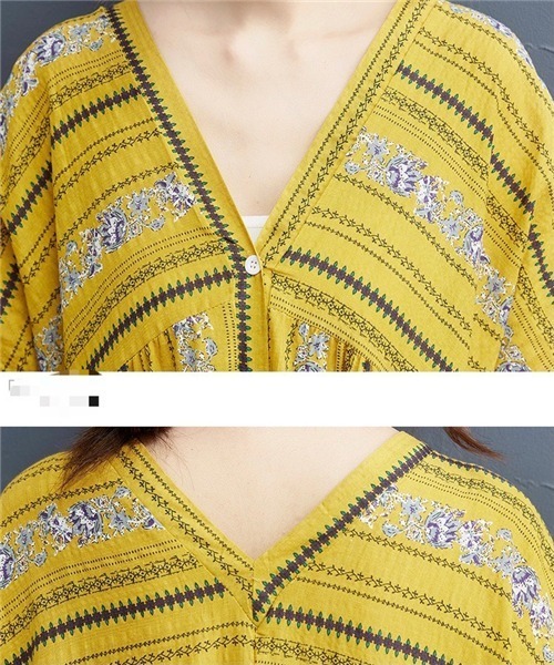 「FREE STYLISTS」 半袖ワンピース FREE ホワイト レディース_画像9