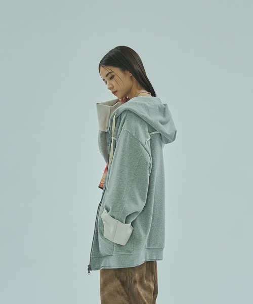 ROSE BUD（ローズバッド） パーカー (CREOLME)FULL ZIP HOODIE