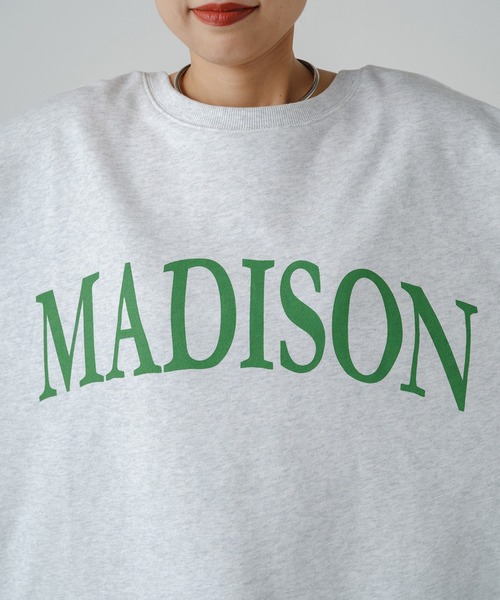 「LOUNGEDRESS」 スウェットカットソー FREE オフホワイト レディース_画像3