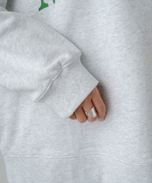 「LOUNGEDRESS」 スウェットカットソー FREE オフホワイト レディース_画像4