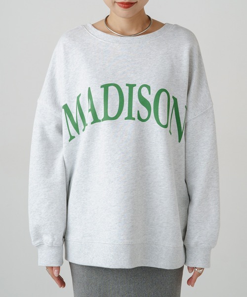 「LOUNGEDRESS」 スウェットカットソー FREE オフホワイト レディース_画像6