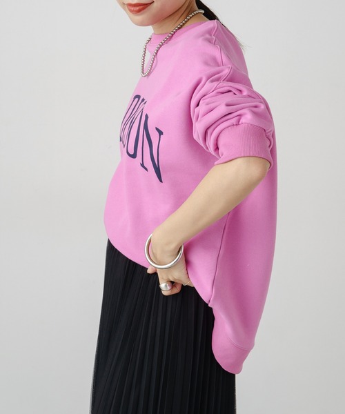 「LOUNGEDRESS」 スウェットカットソー FREE オフホワイト レディース_画像9