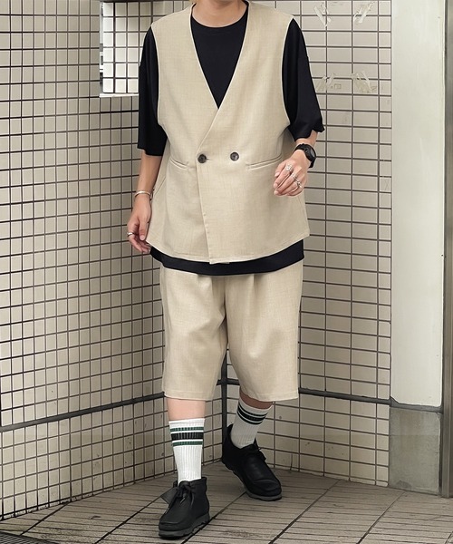 「kutir」 ベスト MEDIUM ブラック メンズ_画像4