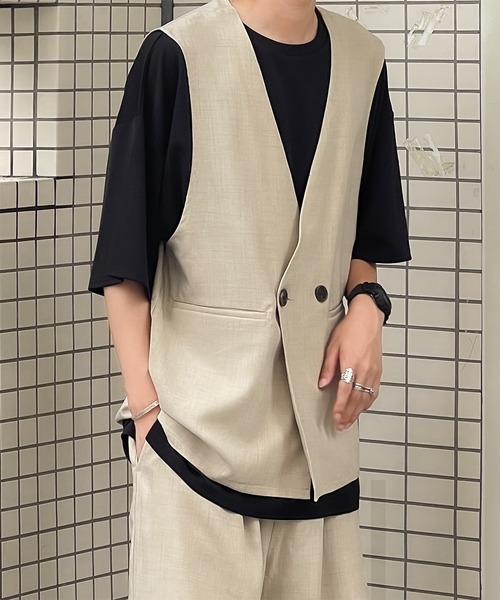 「kutir」 ベスト MEDIUM ブラック メンズ_画像7