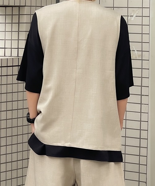 「kutir」 ベスト MEDIUM ブラック メンズ_画像9