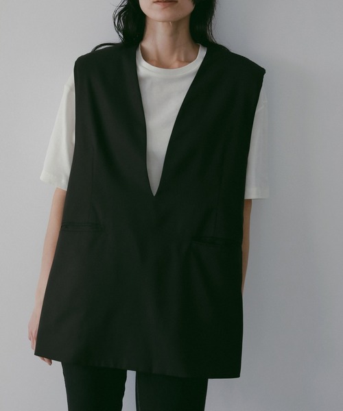 anuke（アンヌーク） コート アウター Keyneck Over Vest レディース
