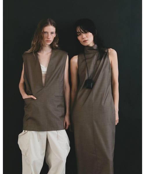 anuke（アンヌーク） コート アウター Keyneck Over Vest レディース