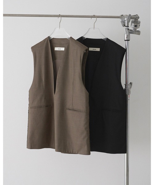 anuke（アンヌーク） コート アウター Keyneck Over Vest レディース