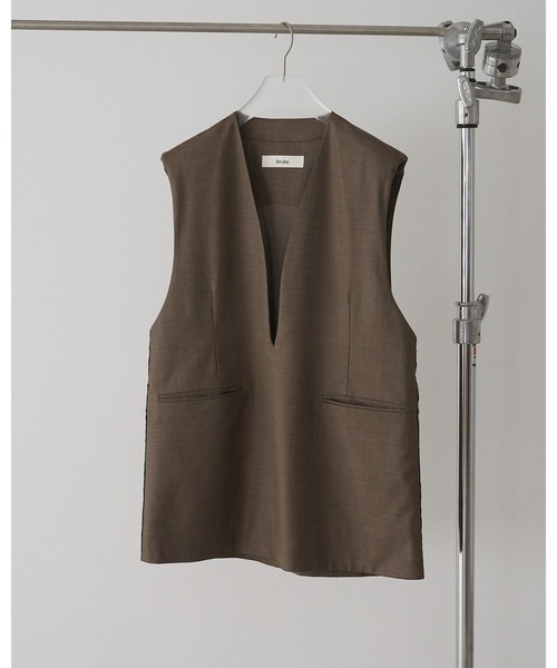 anuke（アンヌーク） コート アウター Keyneck Over Vest レディース