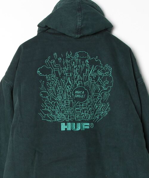 HUF（ハフ） ブルゾン アウター HUF WHAT A JUNGLE DENIM WORK JACKET