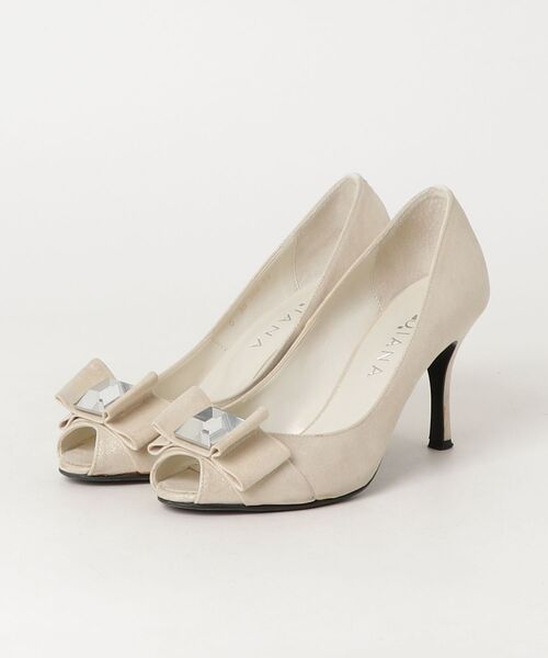 DIANA（ダイアナ） パンプス 24cm ベージュ レディース : ZOZOTOWN