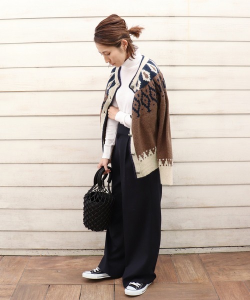 FRAMeWORK（フレームワーク） ニットカーディガン - ブラウン